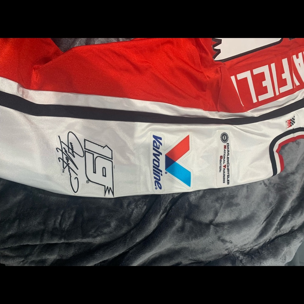 Jeremy Mayfield NASCAR Hockey Jersey. - Picture 3 of 7